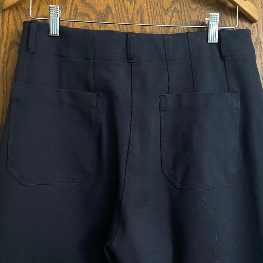 Ultra stretch Ponte Cropped Wide Leg Pants - Picture 4 of 6
